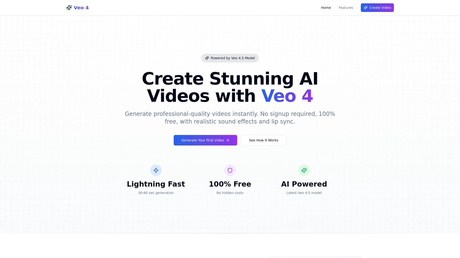 Veo 4 ai - AI Tool Ocean