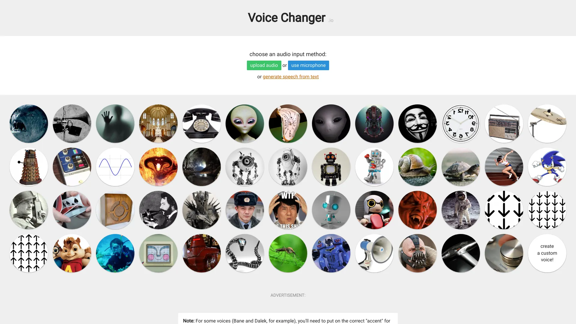 Voice Changer .io - AI Tool Ocean