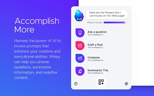 Wispy-1 - Chrome Extension - AI Tool Ocean