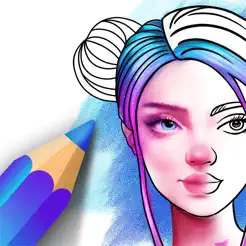 Color Pop AI - Coloring Book Logo