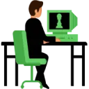 Play Chess Against Computer - Chrome Extension Logo