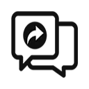 Replyio.com - Chrome Extension Logo