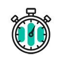 Talk Time for Google Meet - Chrome Extension Logo