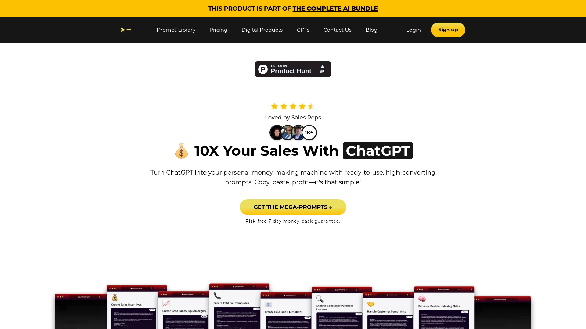 200+ ChatGPT Mega-Prompts for Sales - AI Tool Ocean