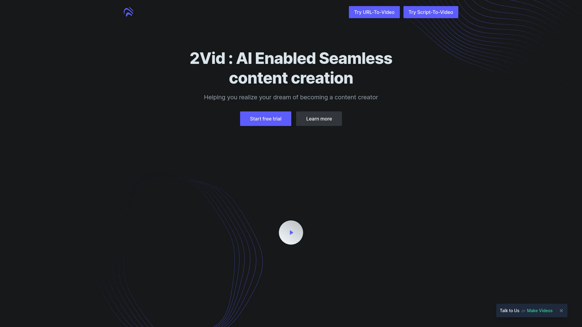 2Vid - AI Tool Ocean