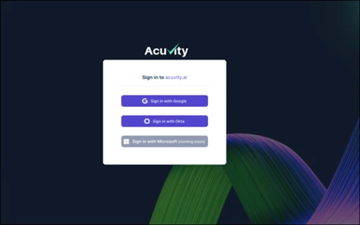 Acuvity - Chrome Extension - AI Tool Ocean