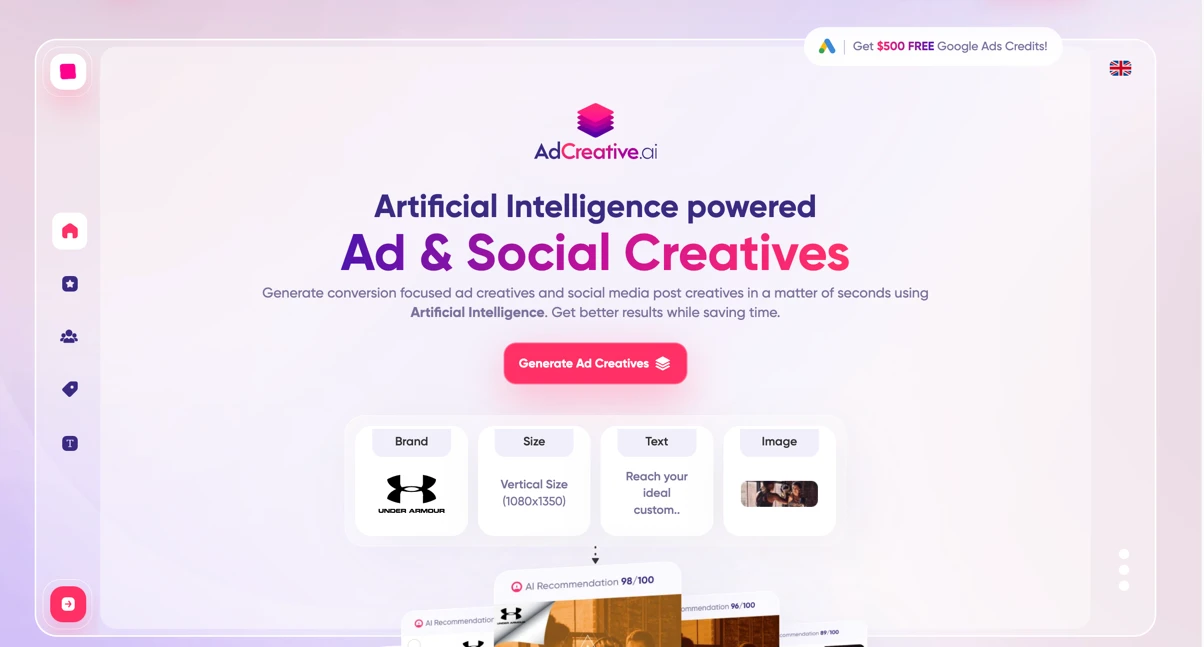 AdCreative.ai - AI Tool Ocean