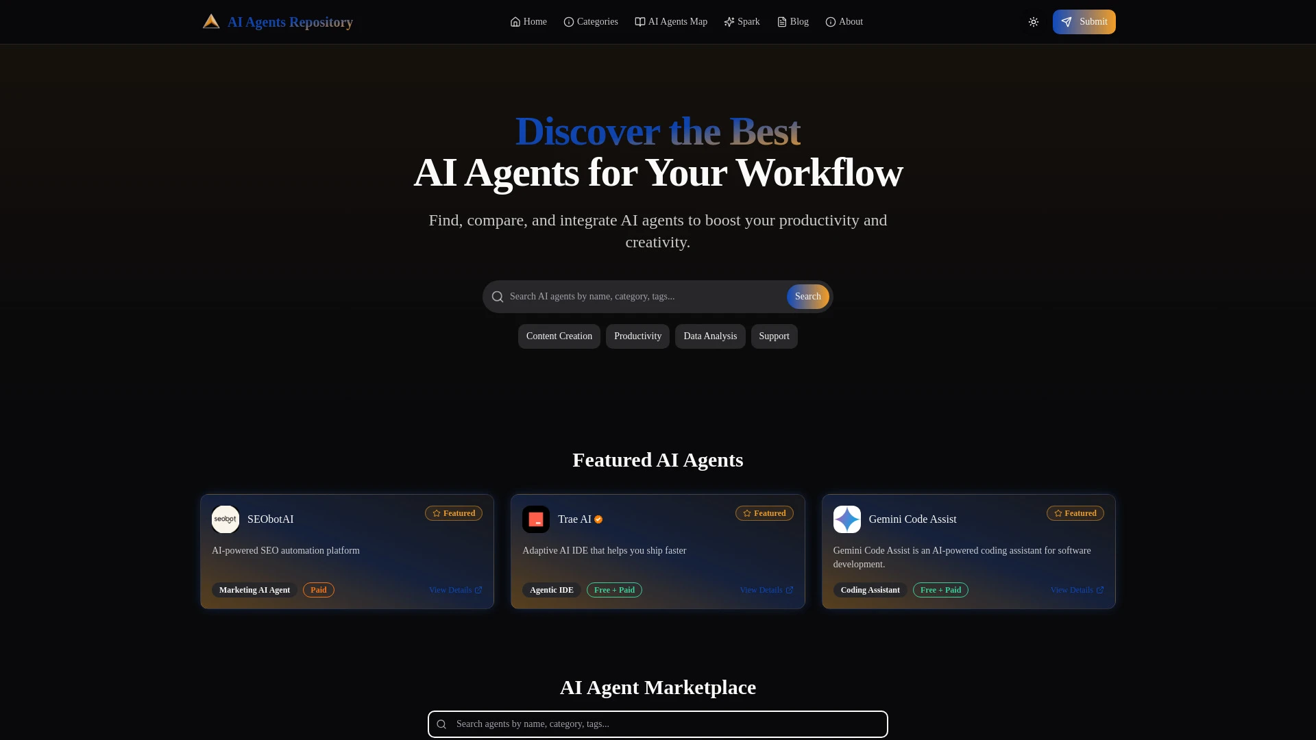 AI Agents Repository - AI Tool Ocean