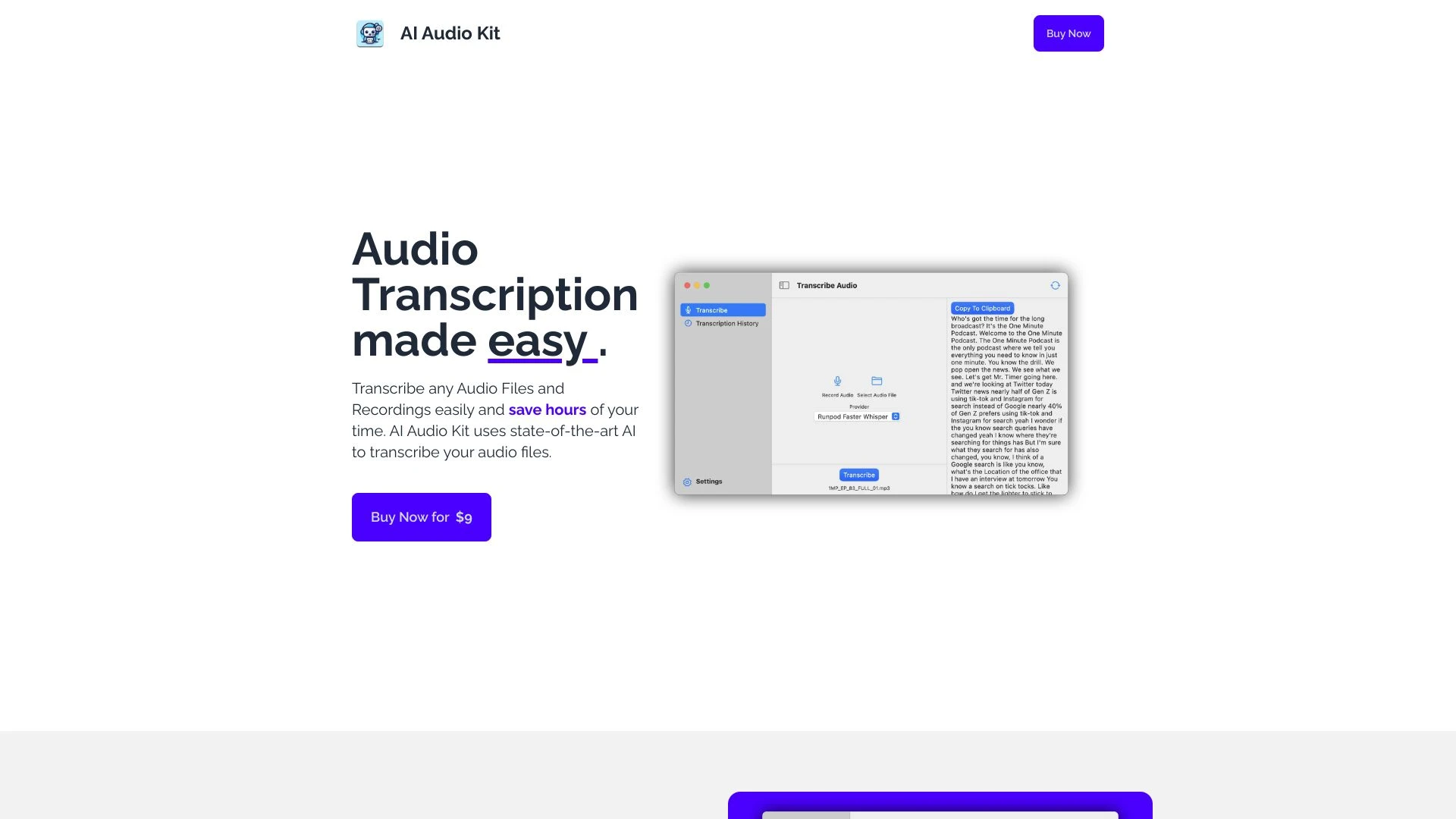 AI Audio Kit - AI Tool Ocean