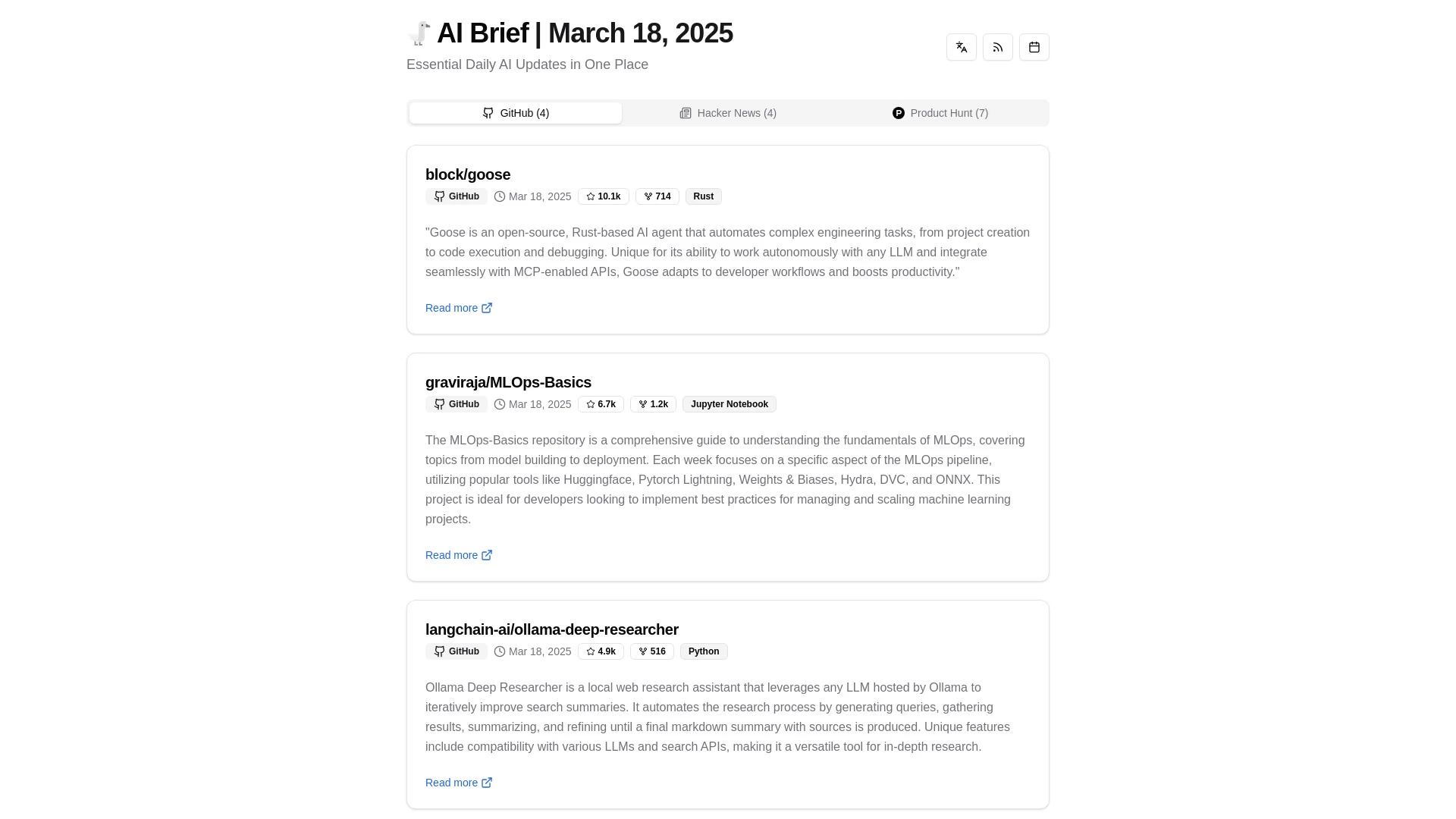 AI Brief - AI Tool Ocean