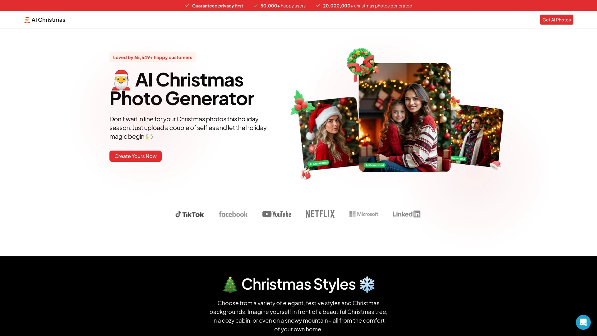 AI Christmas Photo Generator - AI Tool Ocean