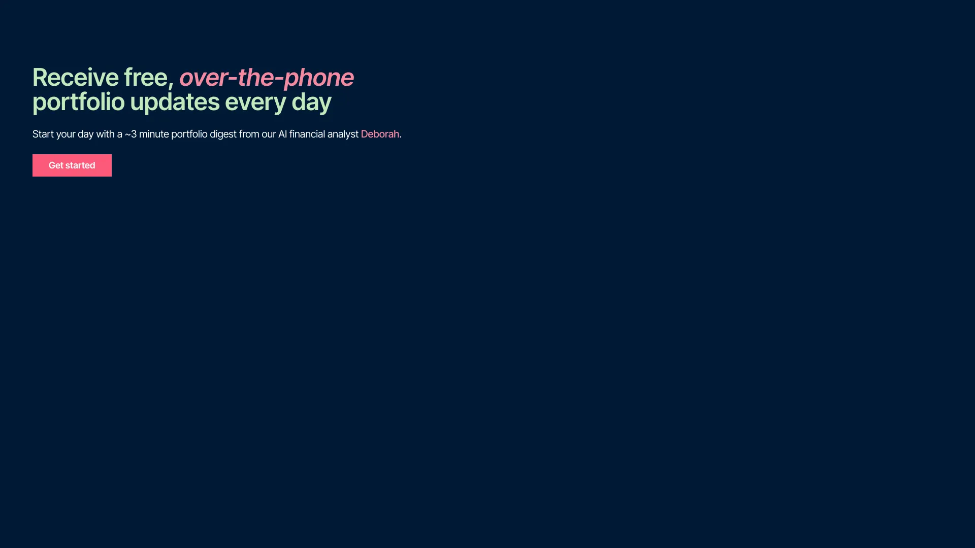 AI Financial Analyst - AI Tool Ocean