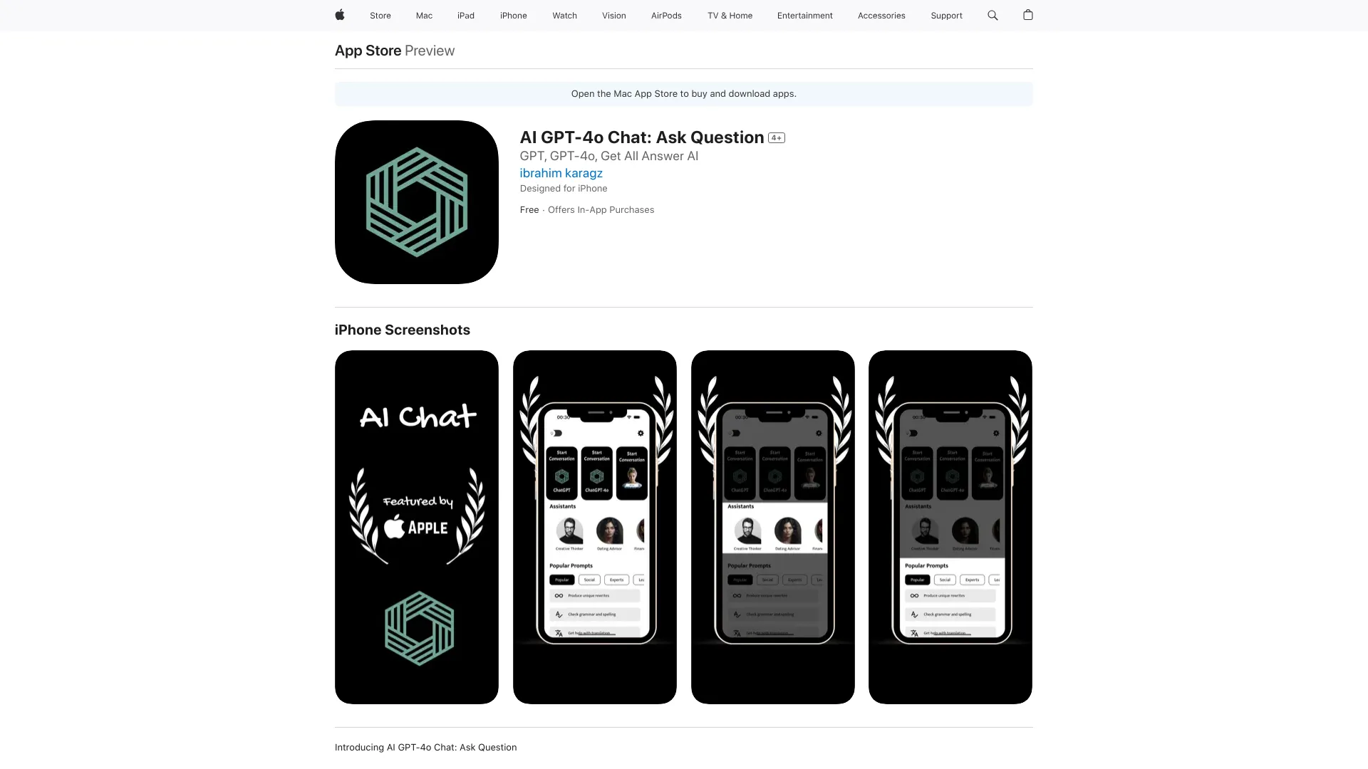 AI GPT-4o Chat: Ask Question - AI Tool Ocean