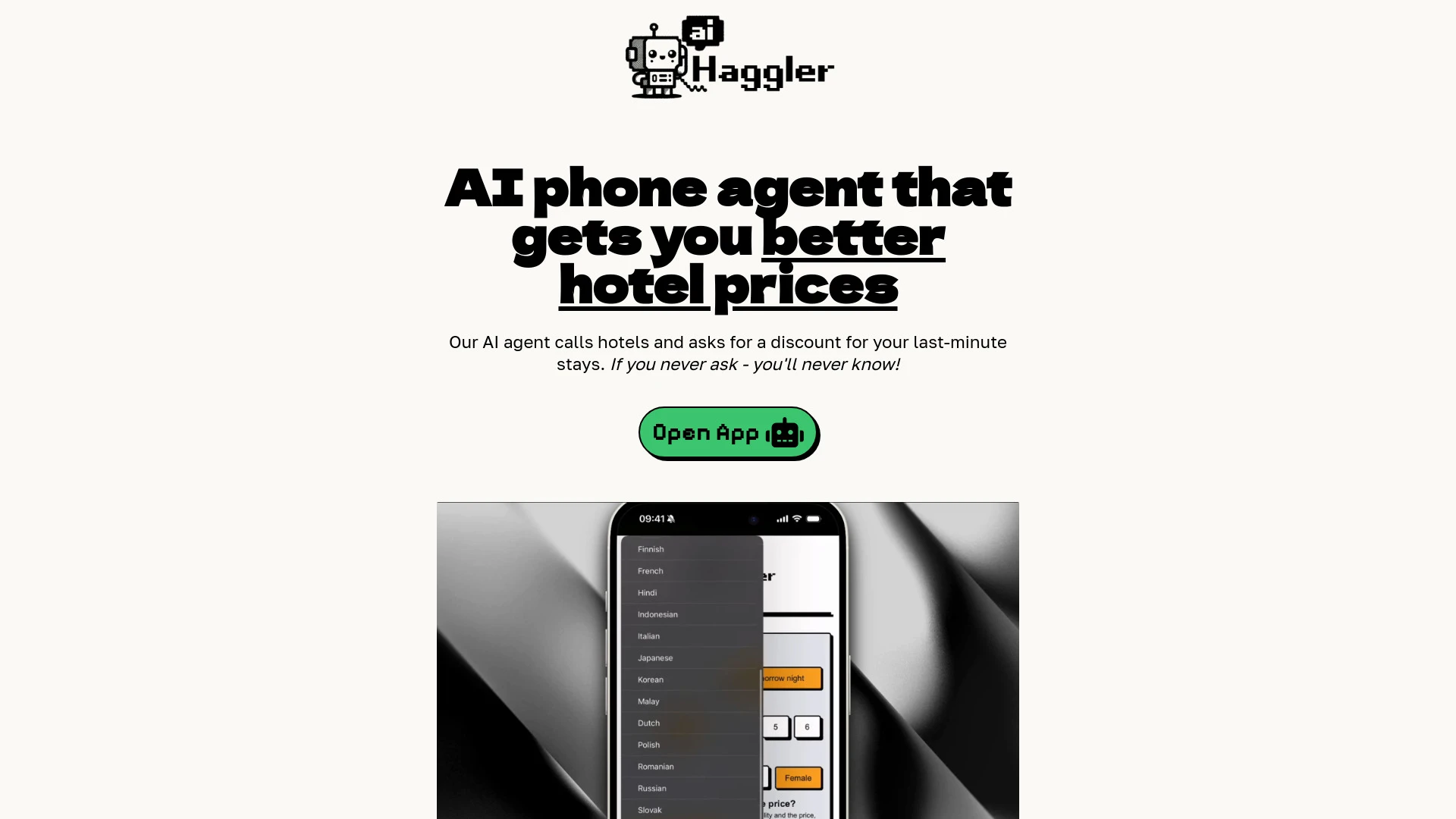 AI Haggler - AI Tool Ocean