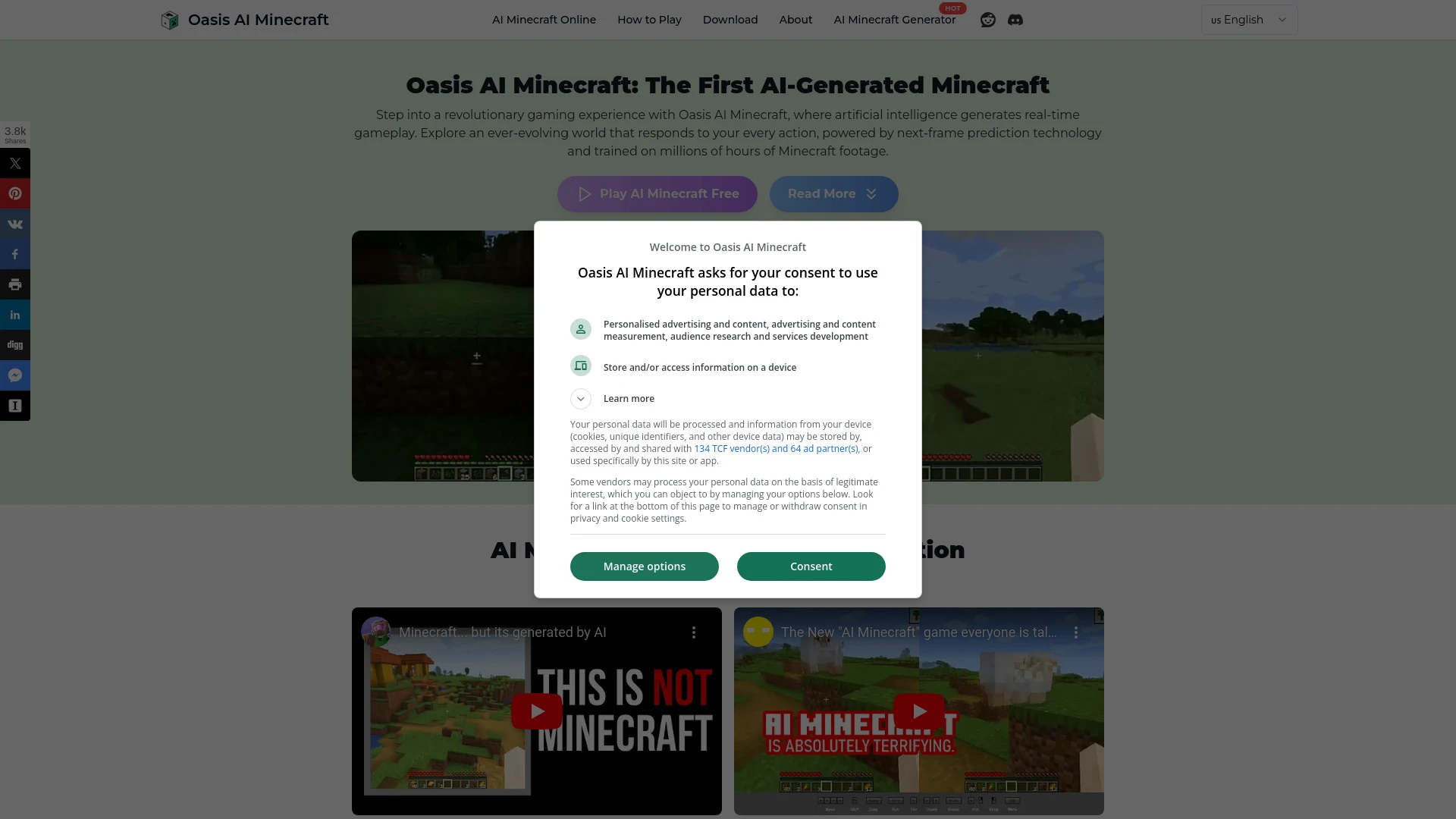 AI Minecraft - AI Tool Ocean