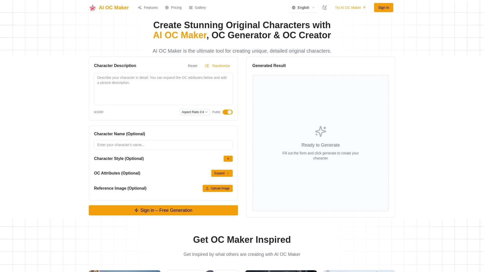 AI OC Maker - AI Tool Ocean
