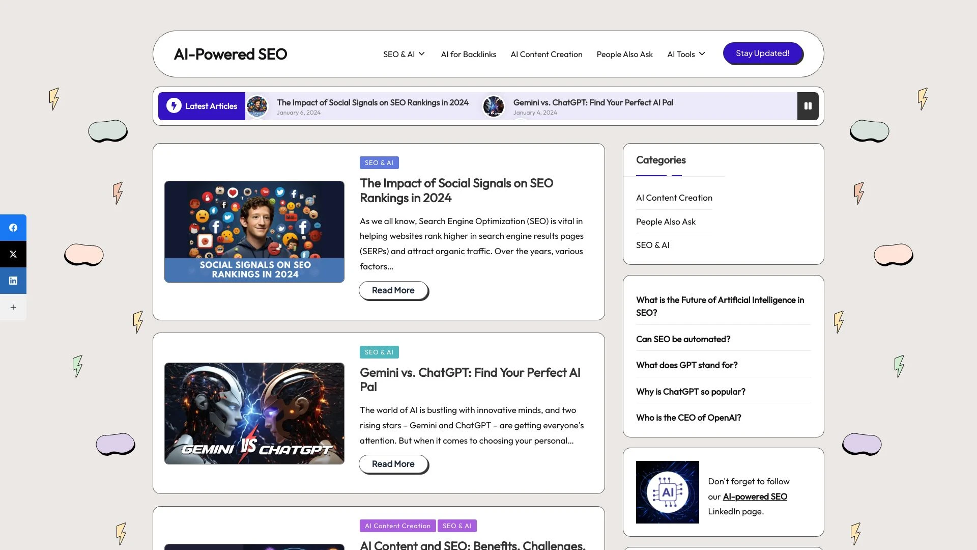 AI-Powered SEO Newsletter - AI Tool Ocean