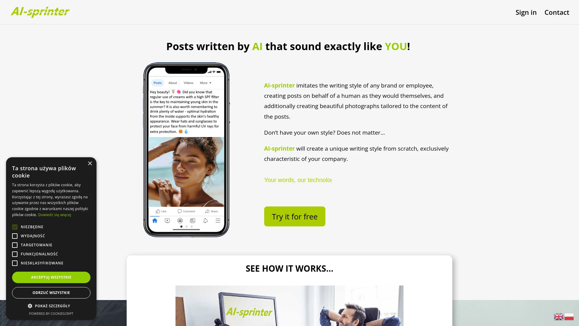 AI-sprinter - AI Tool Ocean