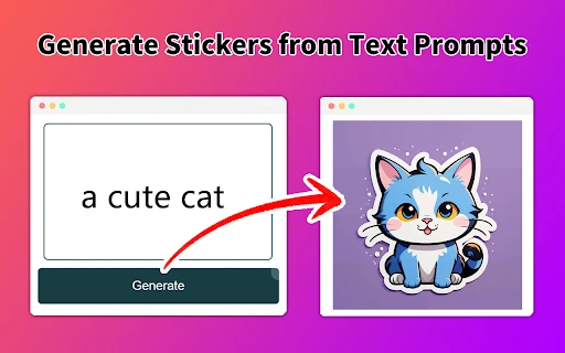 AI Sticker Maker - Chrome Extension - AI Tool Ocean