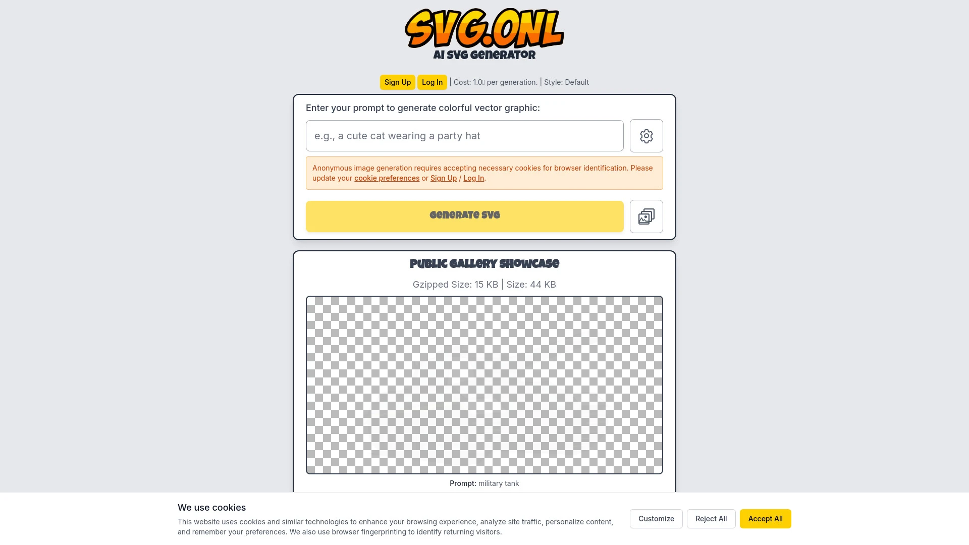 AI SVG Generator - AI Tool Ocean