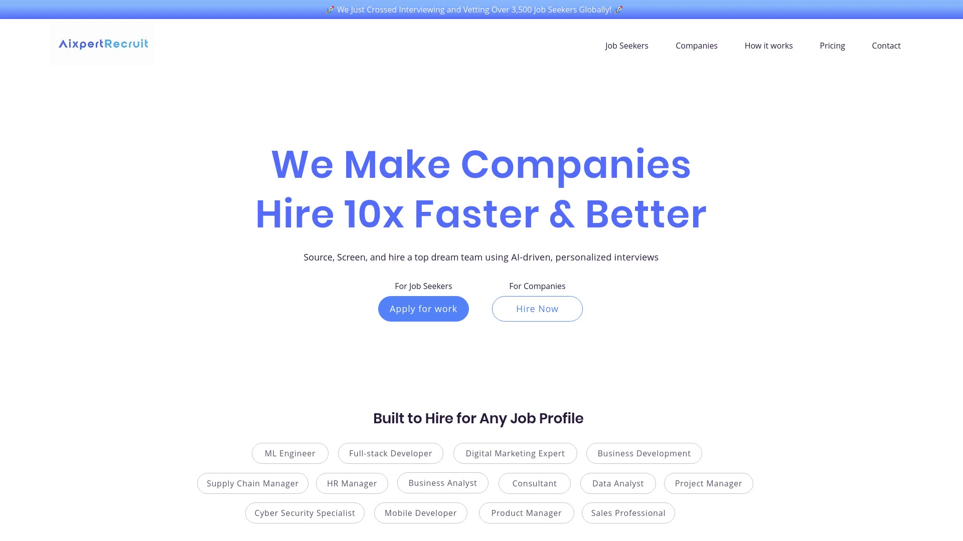 Aixpertrecruit.com - AI Tool Ocean
