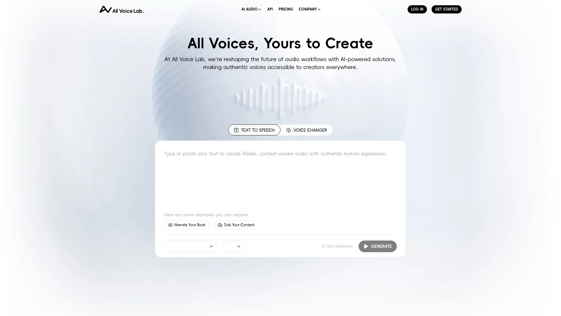 All Voice Lab - AI Tool Ocean