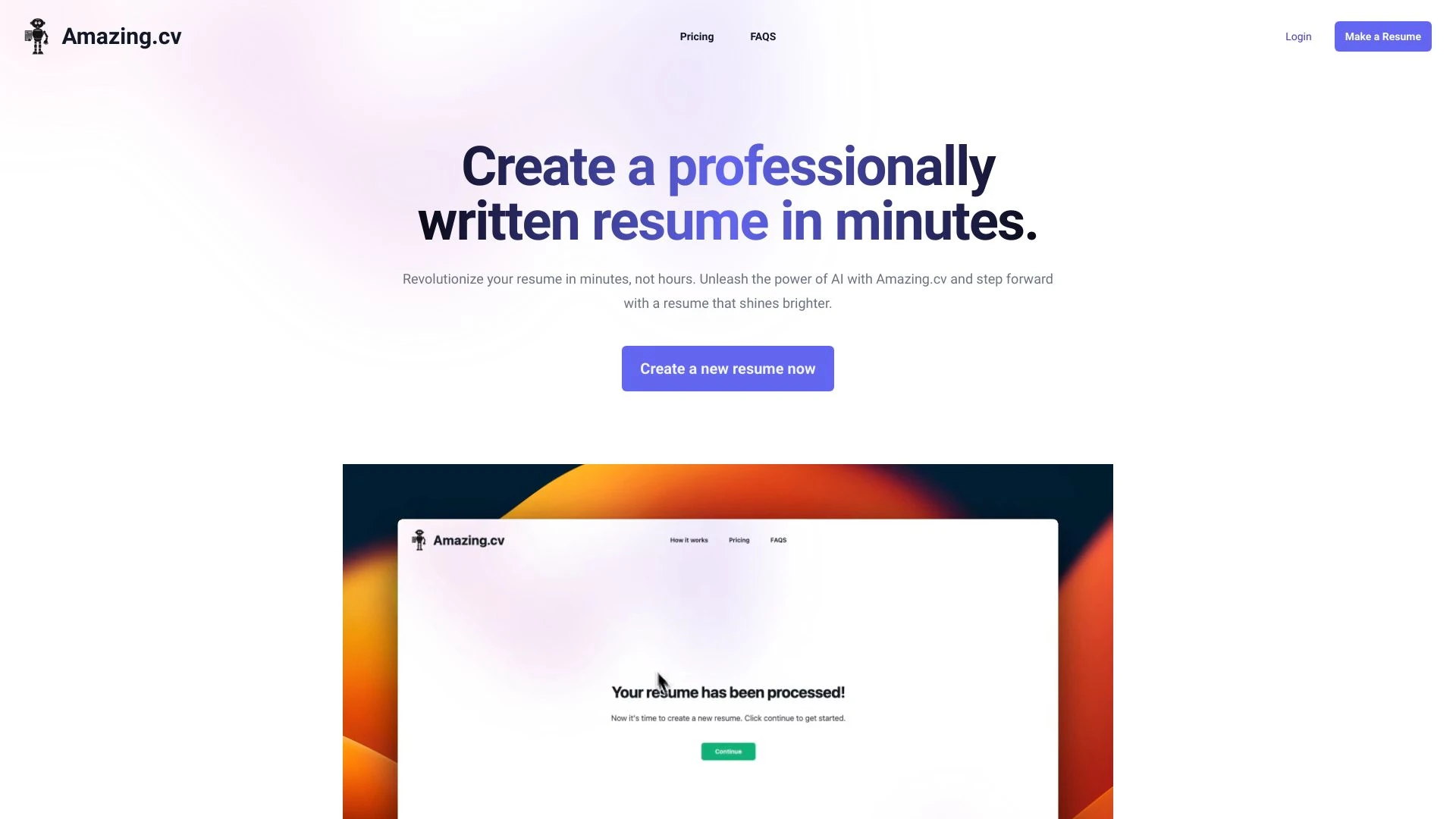 Amazing CV - AI Tool Ocean