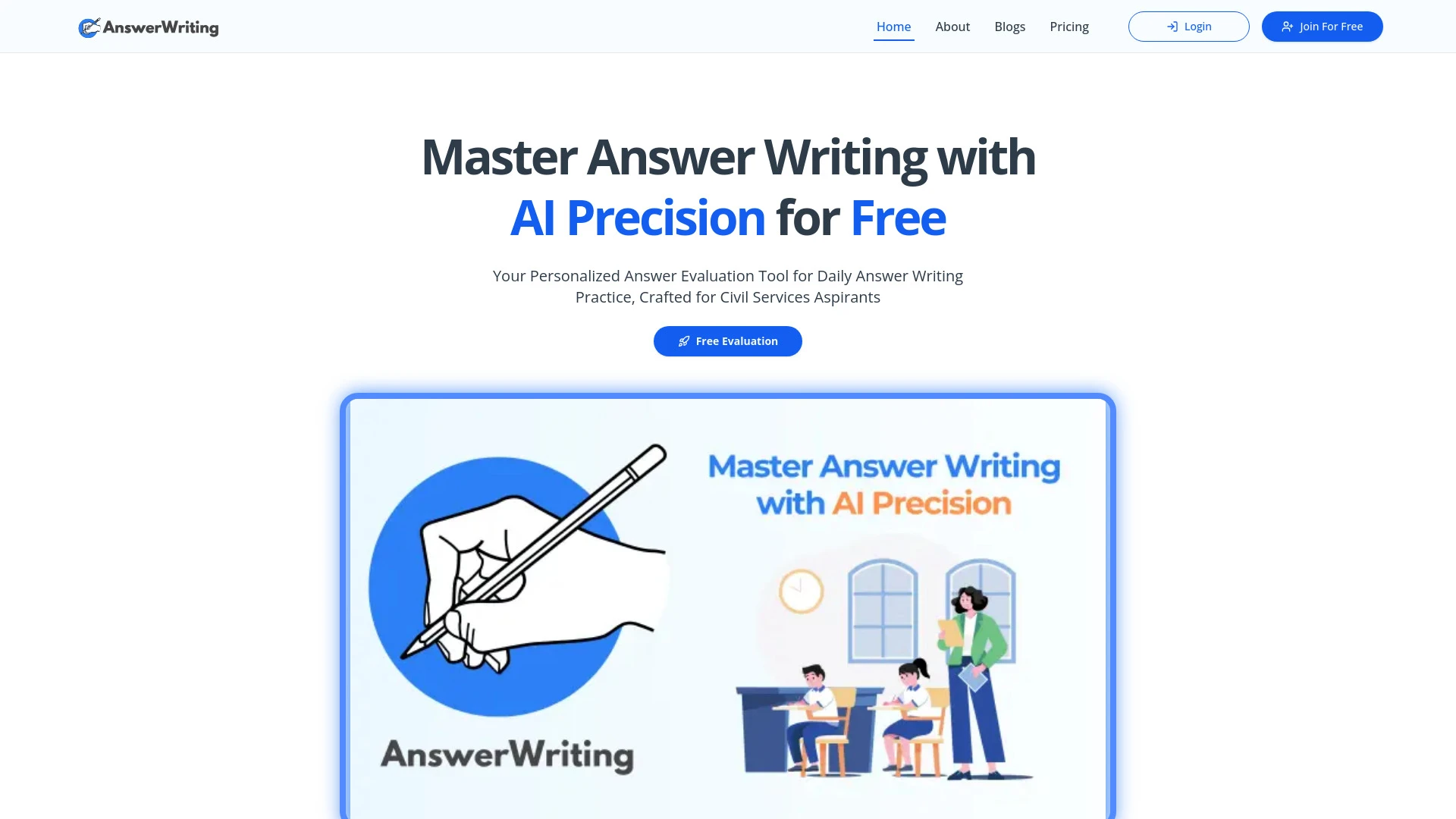 AnswerWriting - AI Tool Ocean