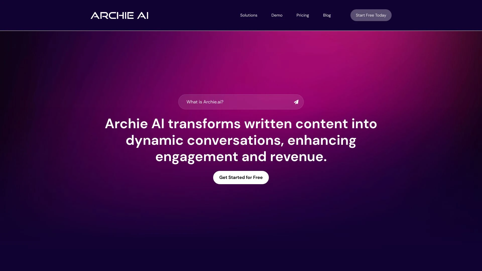 Archie A.I. - AI Tool Ocean