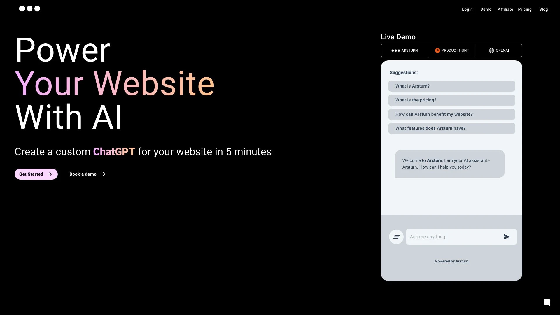 Arsturn - AI Tool Ocean