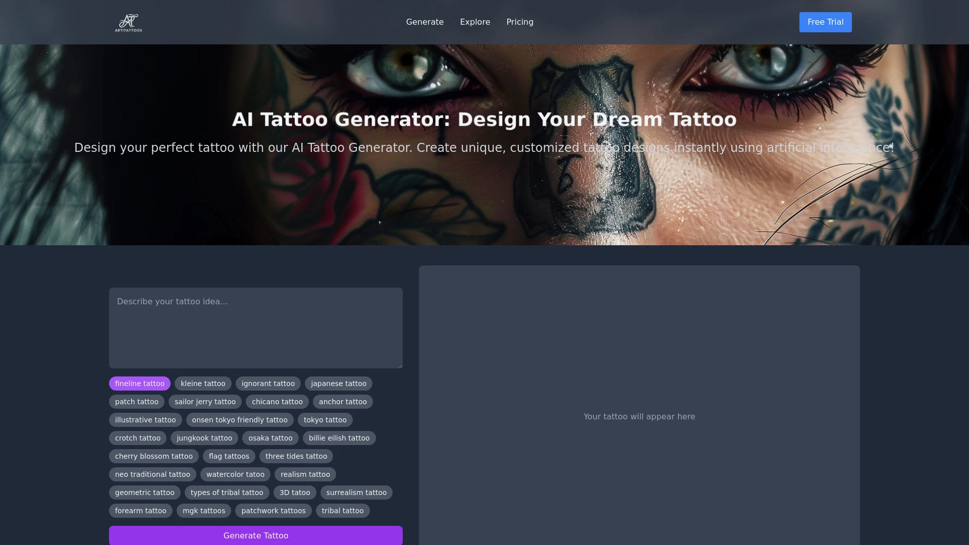 ArtiTattoos - AI Tool Ocean