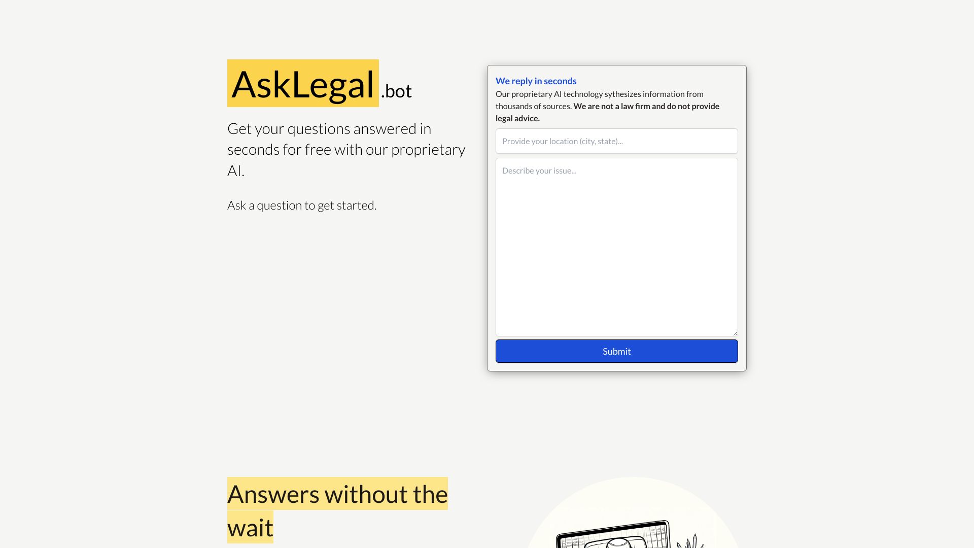 AskLegal.bot - AI Tool Ocean