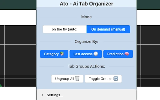 ATO - Chrome Extension - AI Tool Ocean