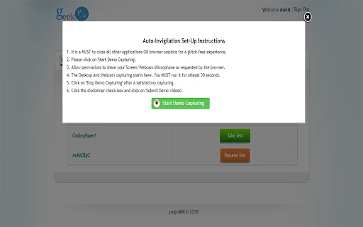 Auto Invigilation Extension - Chrome Extension - AI Tool Ocean