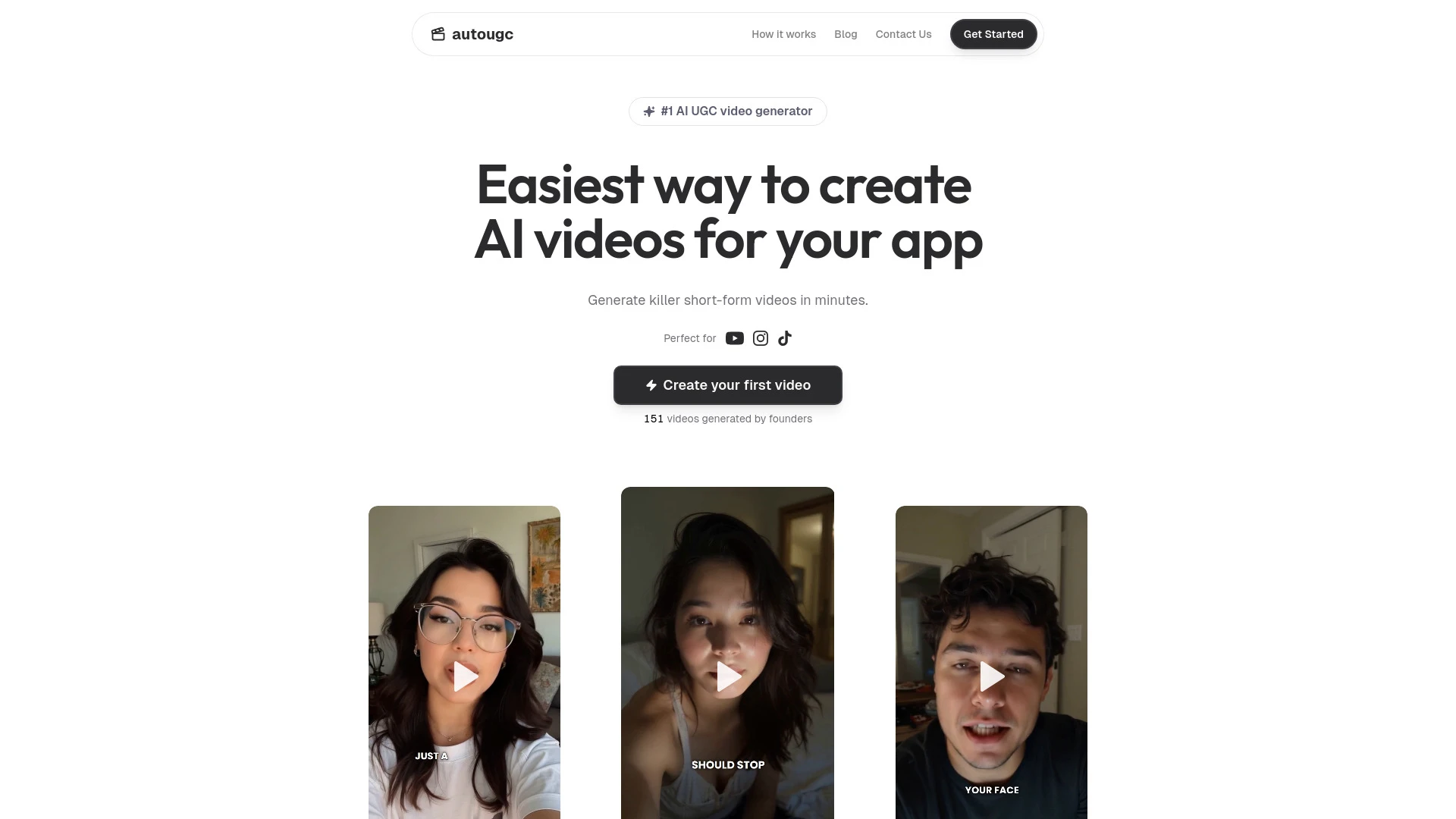 AutoUGC - AI Tool Ocean
