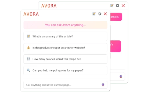 Avora - Chrome Extension - AI Tool Ocean