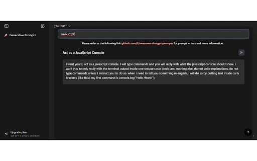 Awesome ChatGPT Prompts - Chrome Extension - AI Tool Ocean