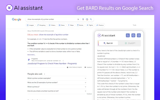Bard for Google - Chrome Extension - AI Tool Ocean