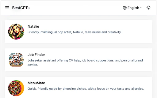 Best GPTs - Chrome Extension - AI Tool Ocean