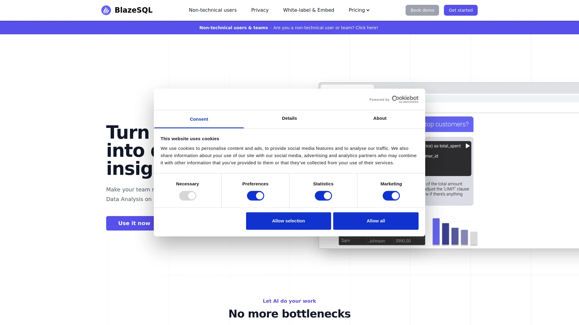 Blaze SQL - AI Tool Ocean