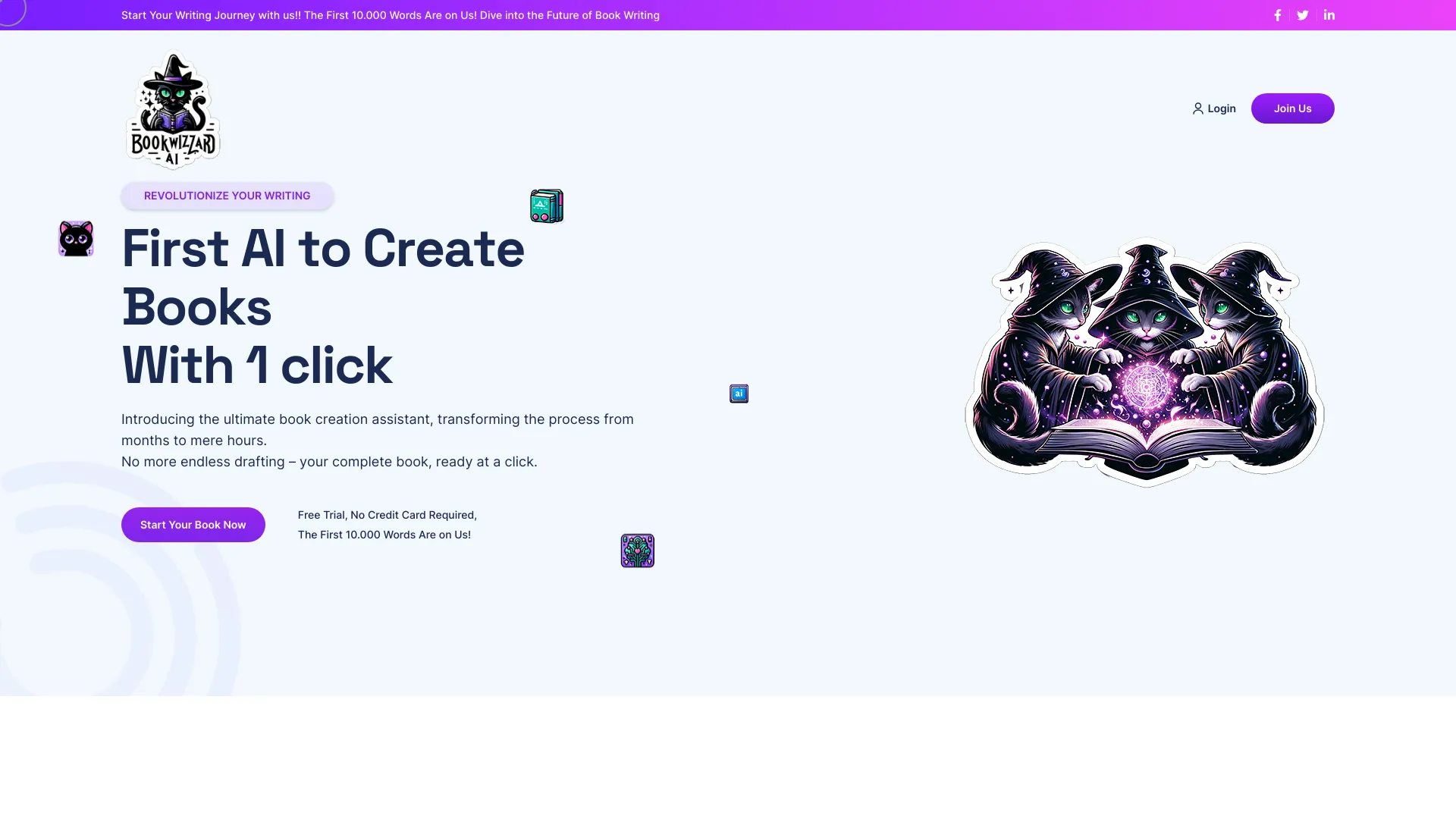 Book Wizard AI - AI Tool Ocean