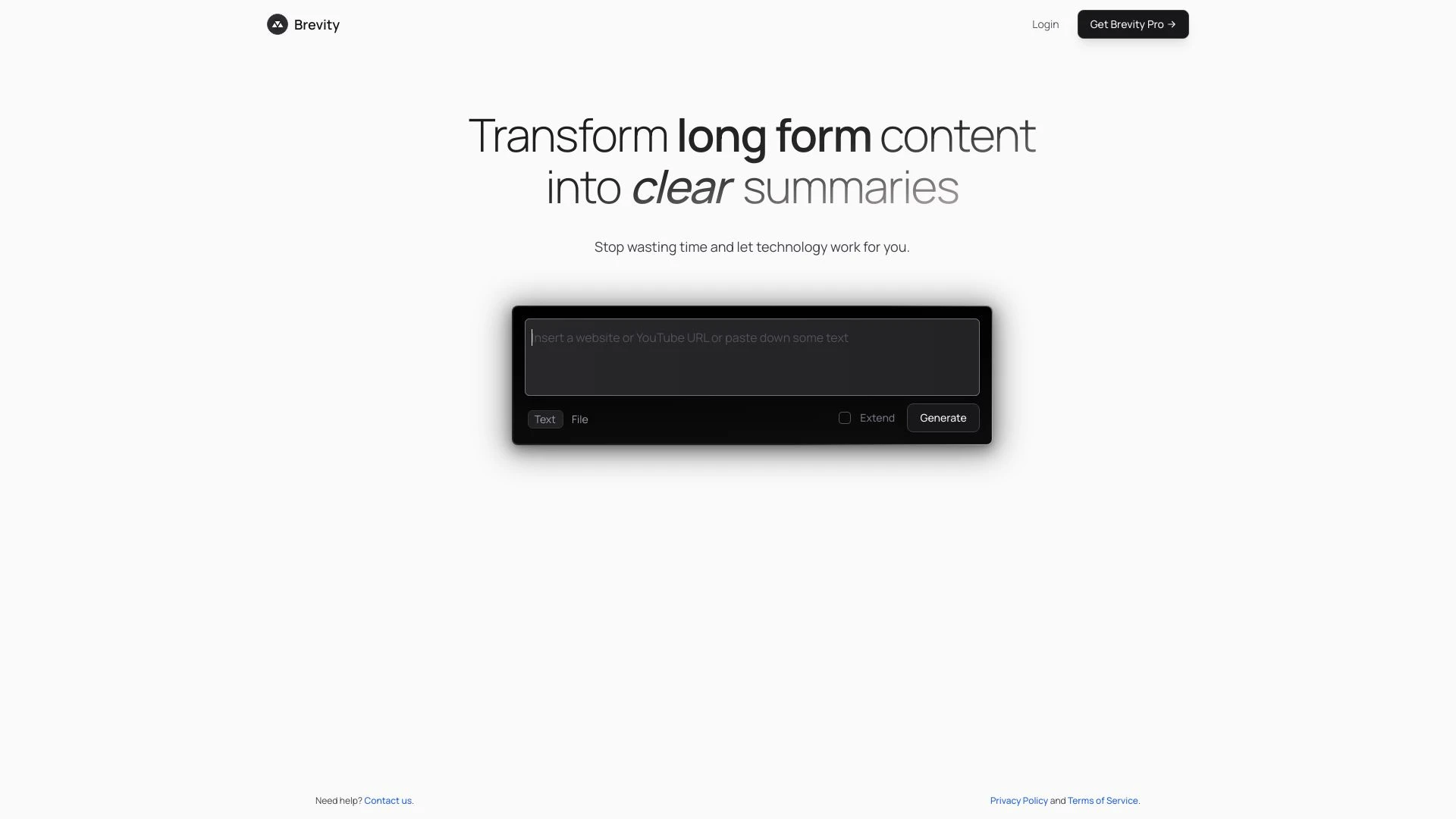 Brevity - AI Tool Ocean