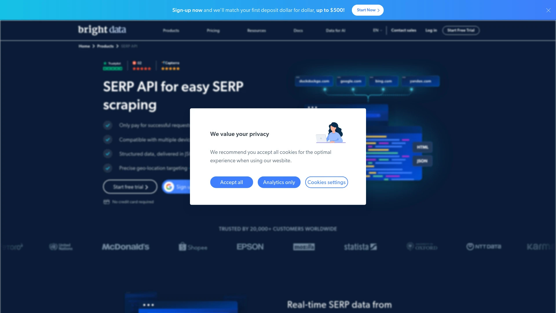 Bright Data SERP API - AI Tool Ocean