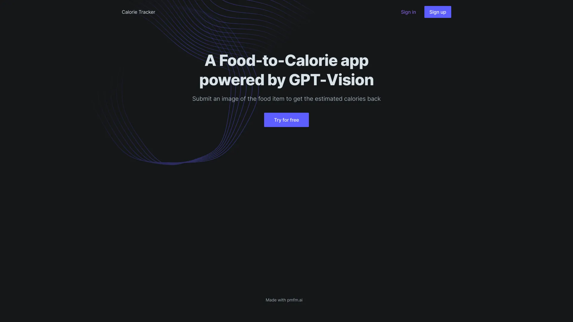 Calorie Tracker - AI Tool Ocean