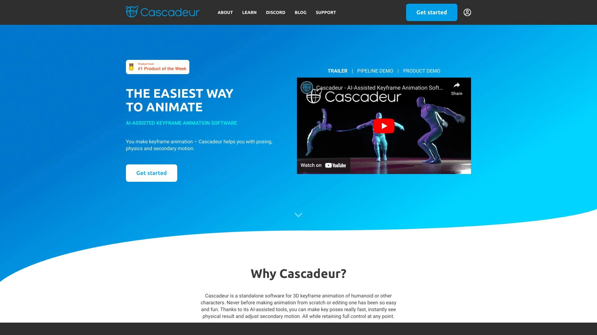 Cascadeur - AI Tool Ocean