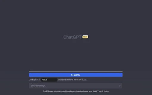 ChatGPT File Uploader Extension - Chrome Extension - AI Tool Ocean