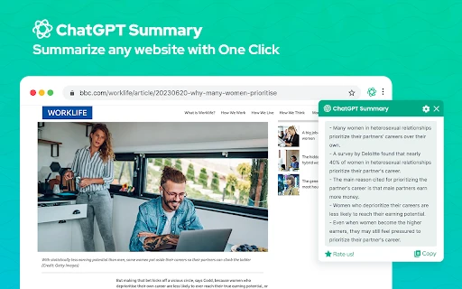 ChatGPT Summary - Chrome Extension - AI Tool Ocean