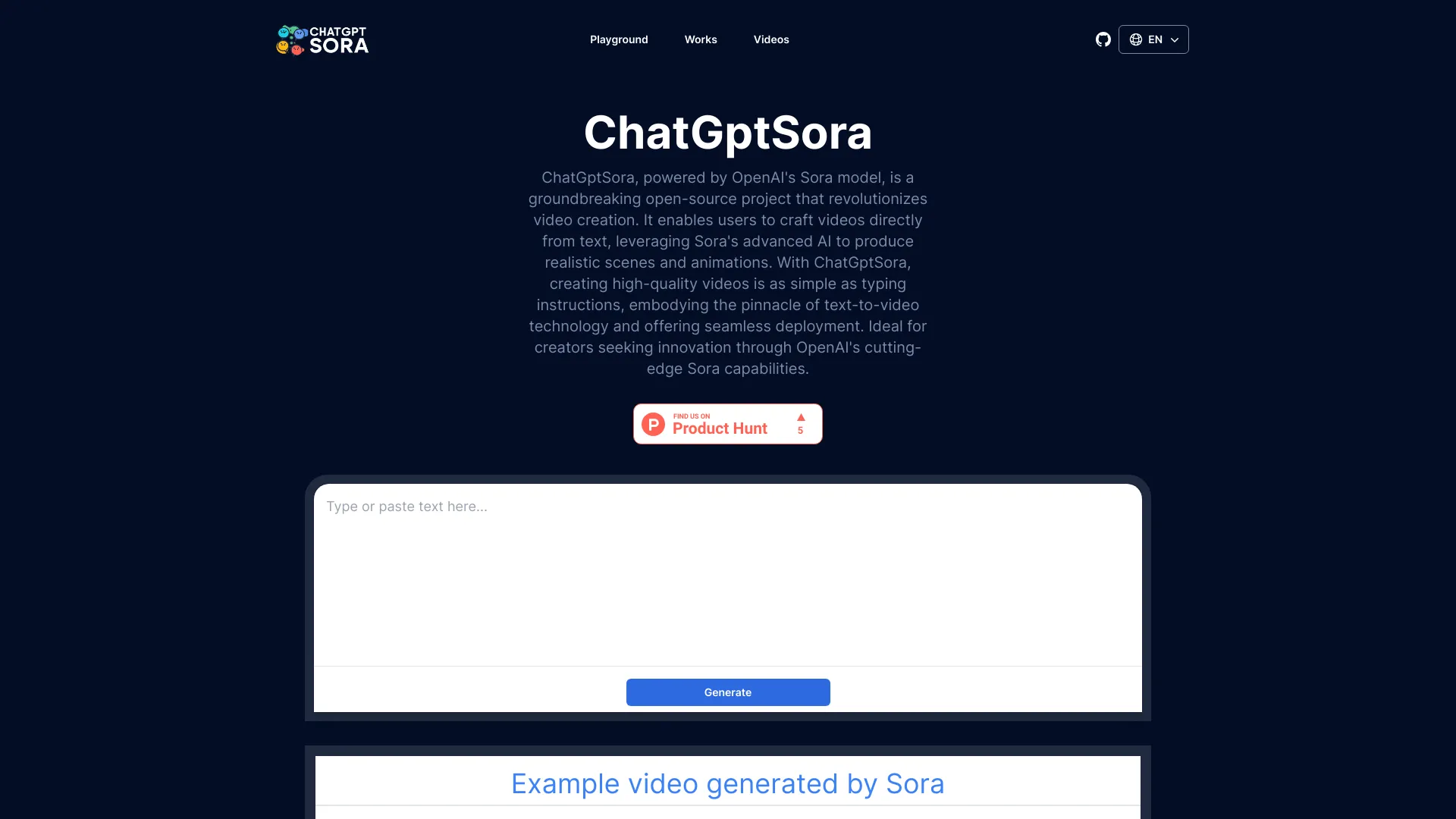 ChatGptSora - AI Tool Ocean