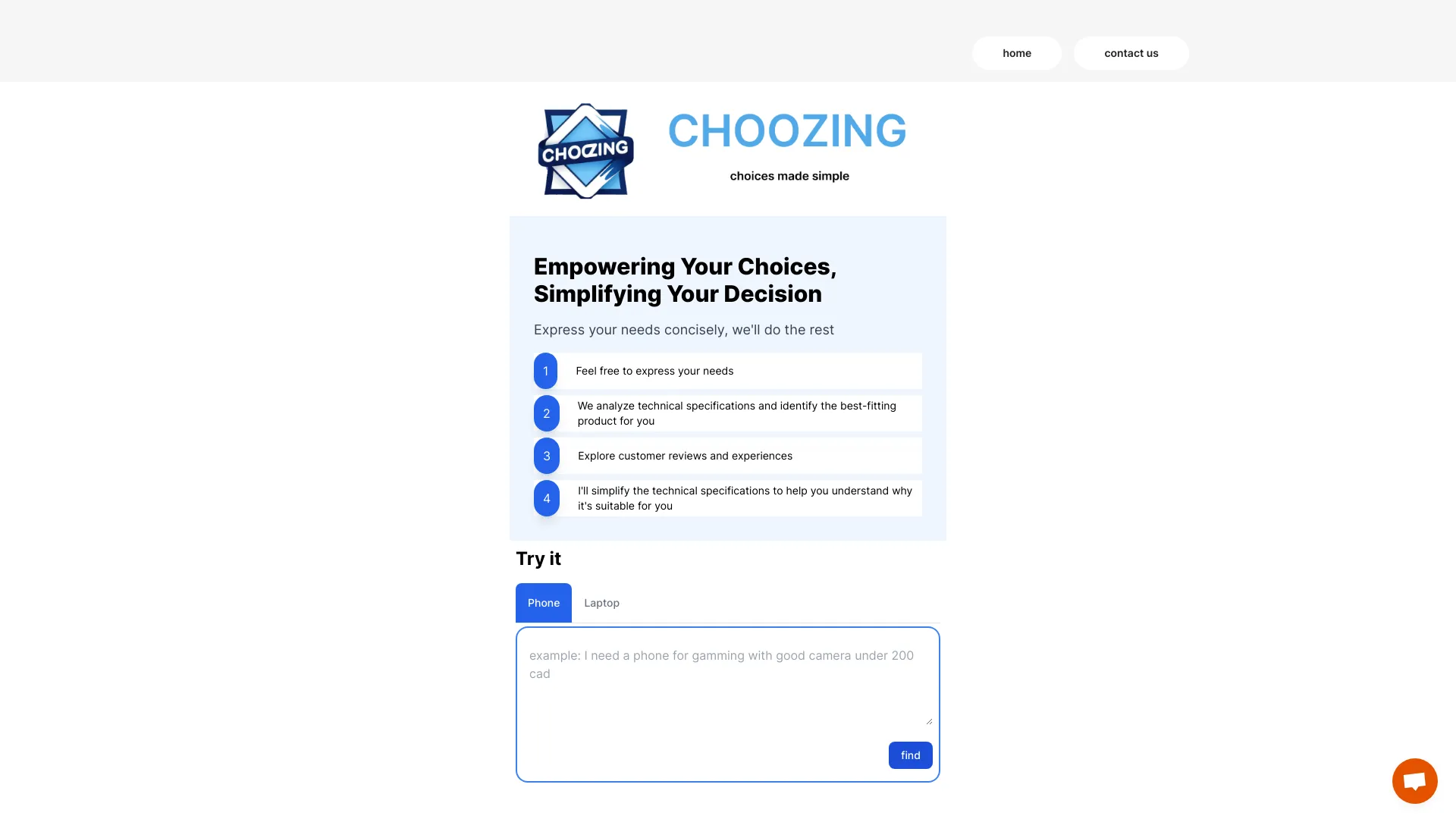 Choozing - AI Tool Ocean
