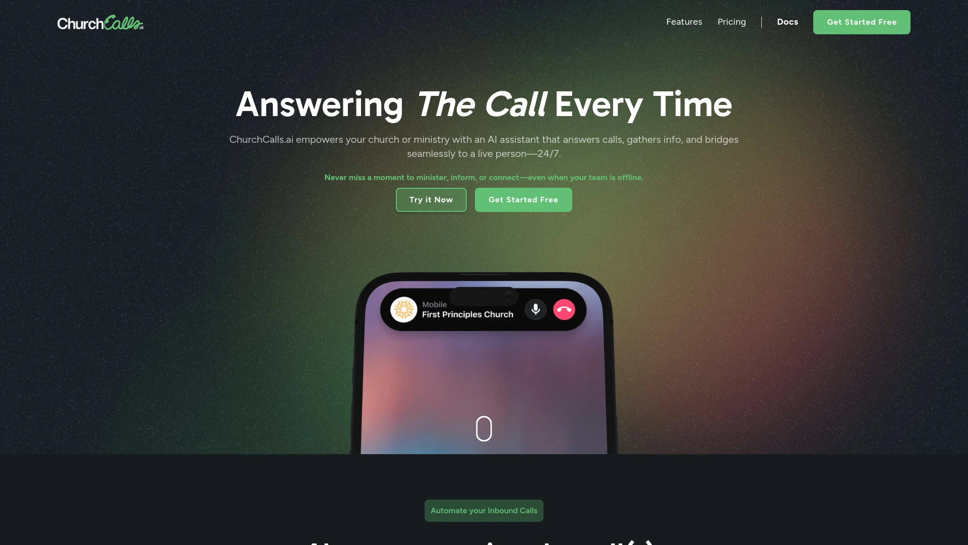 ChurchCalls.ai - AI Tool Ocean